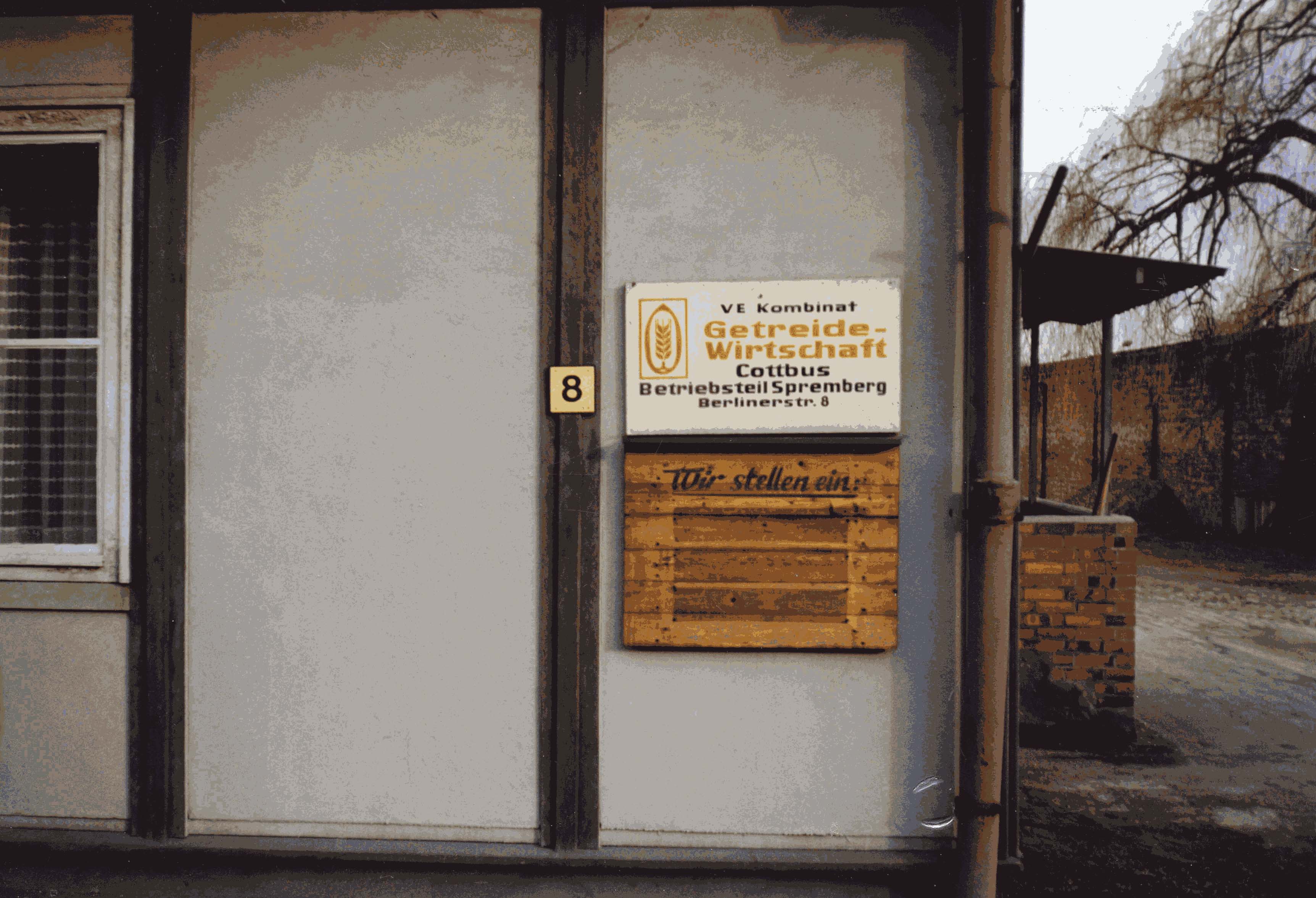 Einfahrt zu DDR-Zeit